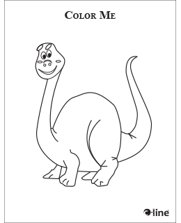 Dino Coloring Sheet