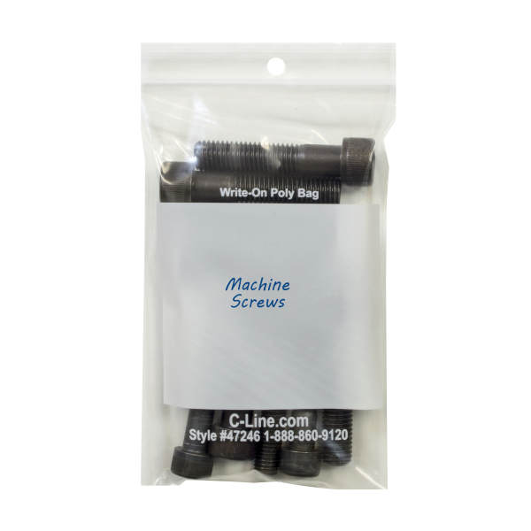 c.lina♡ Write-On Small Parts Bags, 4 x 6, 1000/BX - 47246 - C-Line