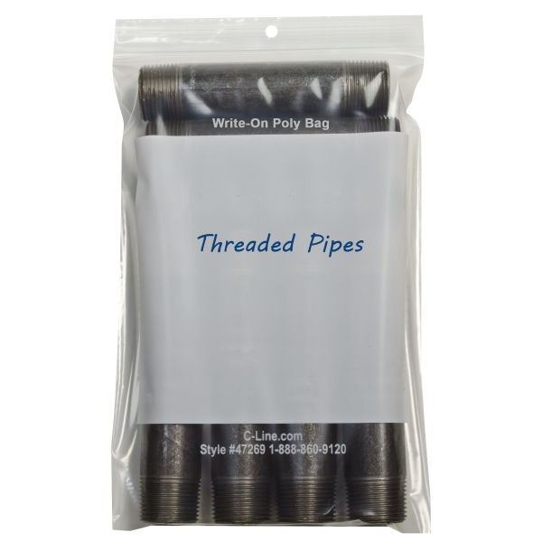 c.lina♡ Write-On Small Parts Bags, 6 x 9, 1000/BX - 47269 - C-Line