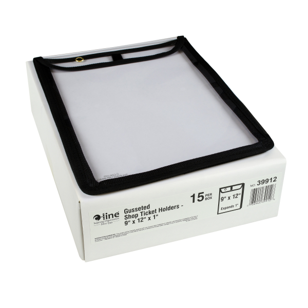 High Capacity, Shop Ticket Holders, Stitched, 150 Sheets, 9 x 12 x 1, 15/Box High Capacity, Shop Ticket Holders, Stitched, 150 Sheets, 9 x 12 x 1, 15/Box