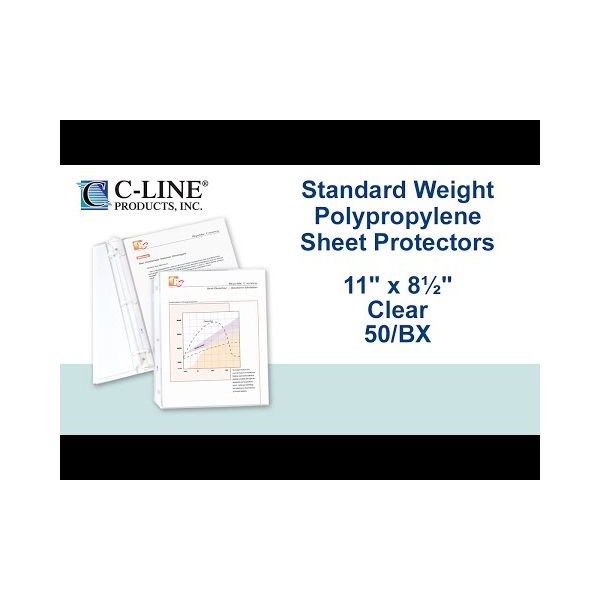 【セール】福袋/福箱ファッション通販 Sheet Poly Weight Standard Protector, C-Line - 62037 - 50/BX SurveyingSupplies