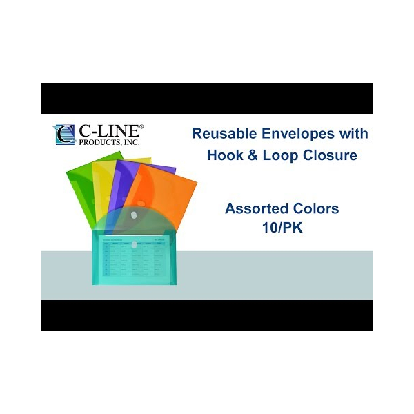 XL Reusable Envelope w/ Hook and Loop Closure- 58030 - C