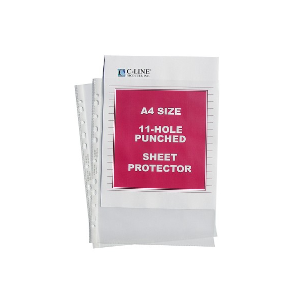 Standard Weight Poly Sheet Protector 50 Bx C Line Products