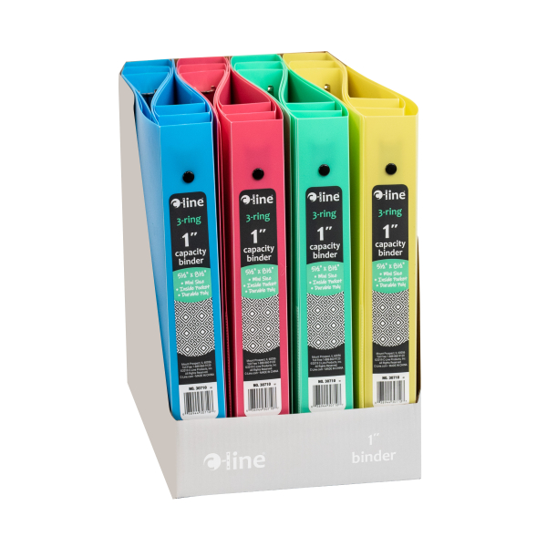 Details about   CASE IT The Mini Tab 3 Ring Binder 1" Capacity MB-711 