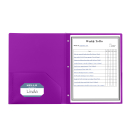 2-Pocket Heavyweight Poly Port Folder, Prongs - 33969 - C