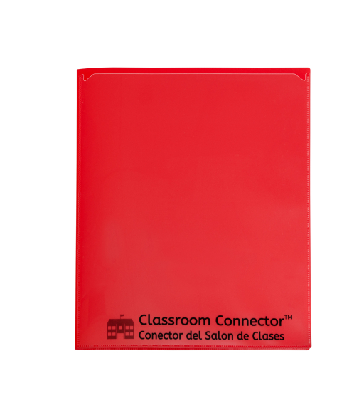 Classroom Connector™ Multi-Pocket School-to-Home Portfolio, Red, 15/+BX, 4 BX/CT