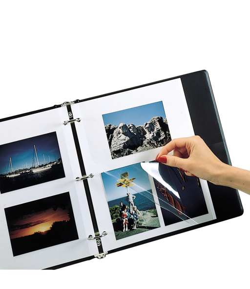 Redi-Mount Photo Mounting Sheets, 11 x 9, In Use, Showing Self-Adhesive