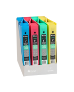 Mini Size 3-Ring Poly Binder, 1 Inch Capacity, Assorted, 1/EA, 30710