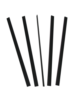 Binding Bars Only, Black, 11 x 1/4, 100/BX - 34441 - C-Line