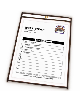 Shop Ticket Holders, Open long, 12 x 9, 25/BX - 49912 - C