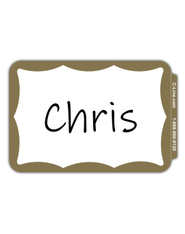 C-Line Self-Adhesive Name Tags - Red Border, Peel & Stick, 3-1/2 x 2-1/4, 100/BX, 92264 C-Line Self-Adhesive Name Tags - Red Border, Peel & Stick, 3-1/2 x 2-1/4, 100/BX, 92264