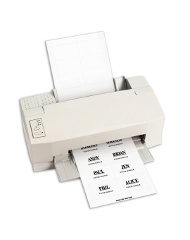 Laser Printer Name Badge Inserts, 60/PK - 92443 - C-Line Laser Printer Name Badge Inserts, 60/PK - 92443 - C-Line