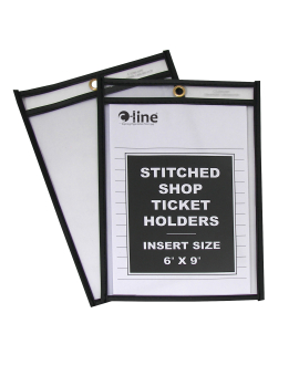 Ado ファイル Shop Ticket Holders, Stitched, 8-1/2 x 11 25/BX - 46911 - C