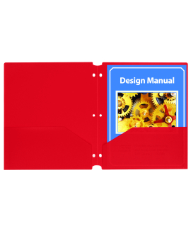 Two-Pocket Heavyweight Poly Portfolio Folder, 1/EA - 33930