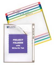 Write-On Project Folders