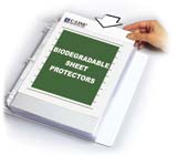 Biodegradable Sheet Protectors for Recipes