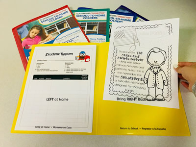 C-Line's Classroom Connector School-to-Home Folders