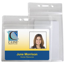 C-Line's Zippered ID Badge Holders