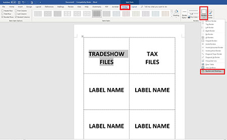 C-Line's Self-Adhesive Labeling Pockets Boarders